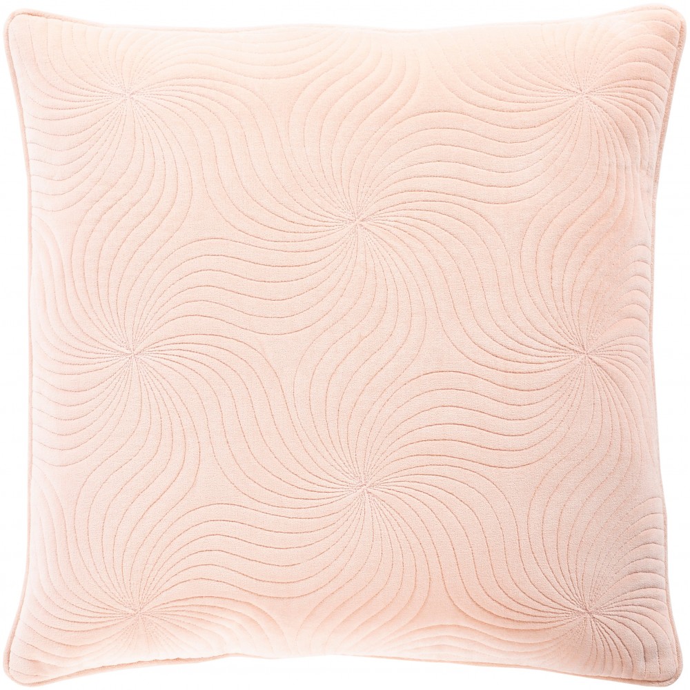 Surya Quilted Cotton Velvet QCV-006 18" x 18" Pillow Cover