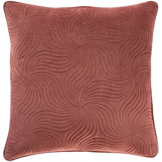 Surya Quilted Cotton Velvet QCV-009 20" x 20" Pillow Cover