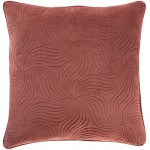 Surya Quilted Cotton Velvet QCV-009 22" x 22" Pillow Cover
