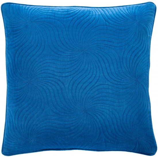 Surya Quilted Cotton Velvet QCV-010 18" x 18" Pillow Cover