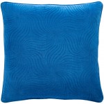 Surya Quilted Cotton Velvet QCV-010 22" x 22" Pillow Cover