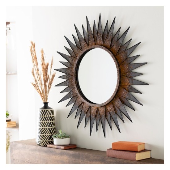 Surya Flare FAE-001 36"H x 36"W Mirror