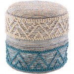 Surya Sydney SYPF-001 16"H x 18"W x 18"D Pouf