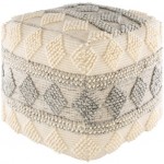 Surya Anders ARPF-006 18"H x 18"W x 18"D Pouf