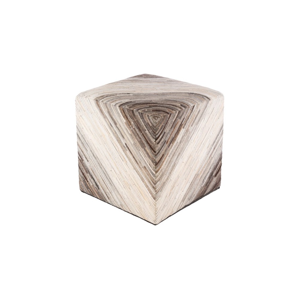 Surya Zander ZNPF-003 18"H x 18"W x 18"D Pouf Surya Zander ZNPF-003 18"H x 18"W x 18"D Pouf