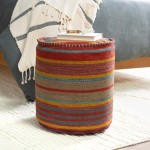Surya Bindi INPF-002 16"H x 16"W x 16"D Pouf