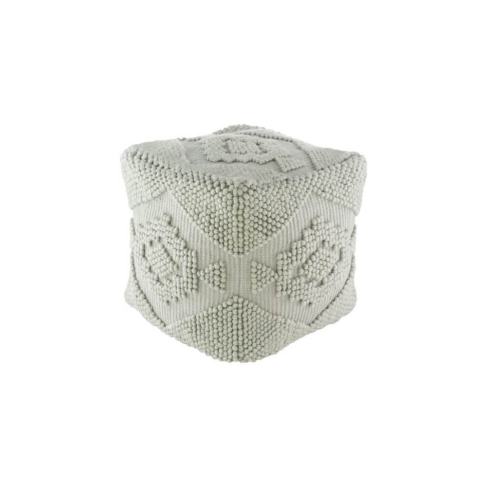 Surya Yolanda YLPF-003 18"H x 18"W x 18"D Pouf Surya Yolanda YLPF-003 18"H x 18"W x 18"D Pouf