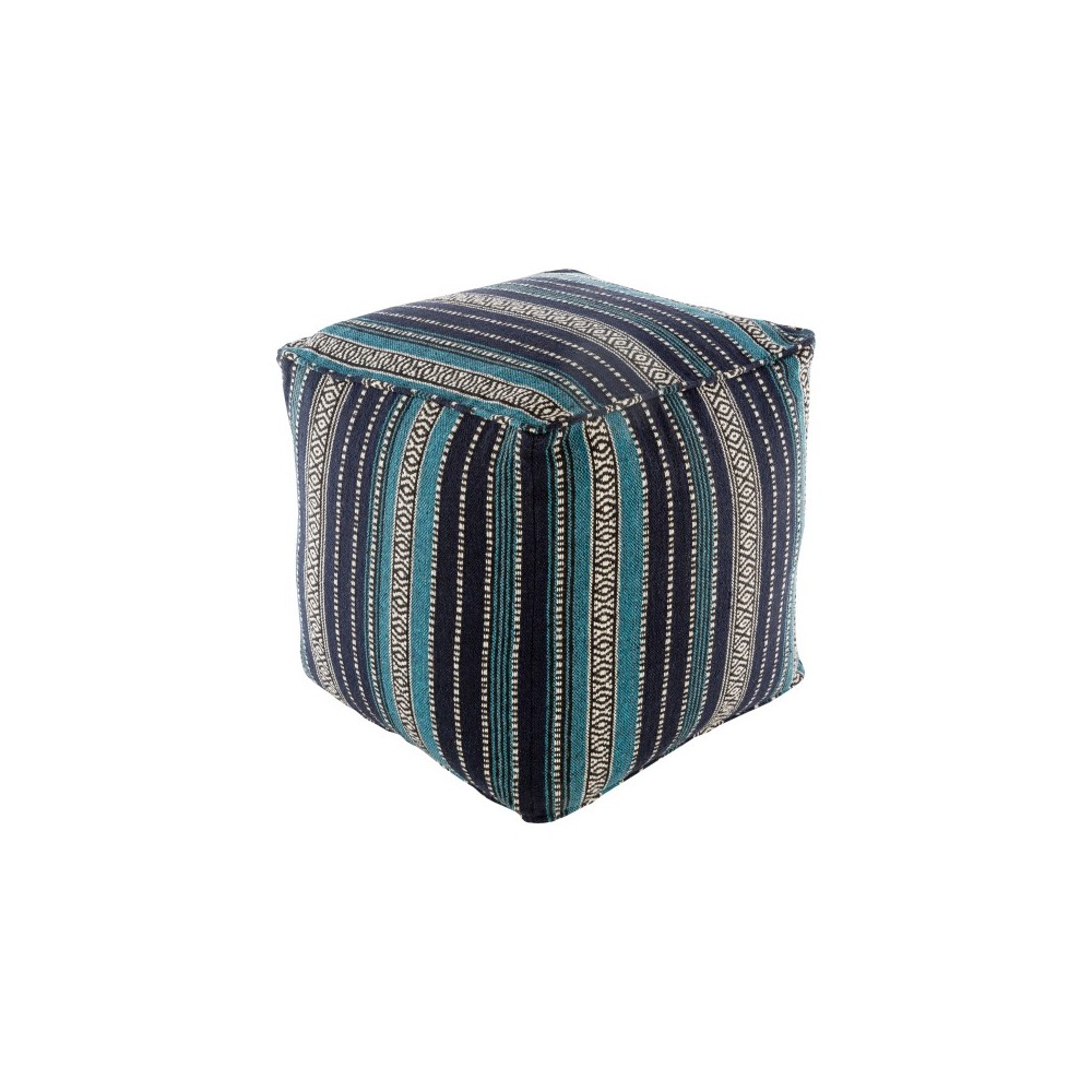 Surya Maya MYPF-002 18"H x 18"W x 18"D Pouf