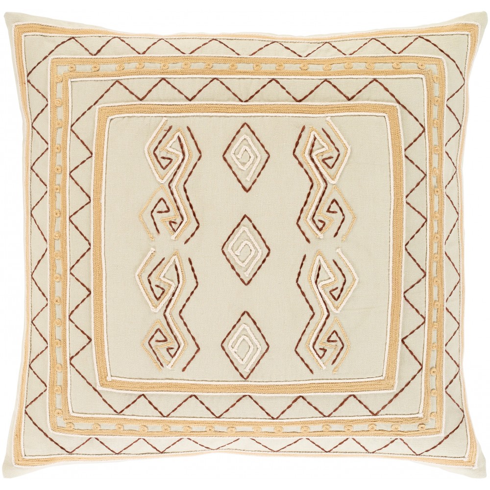 Surya Zulu ZLU-002 18" x 18" Pillow Cover Surya Zulu ZLU-002 18" x 18" Pillow Cover