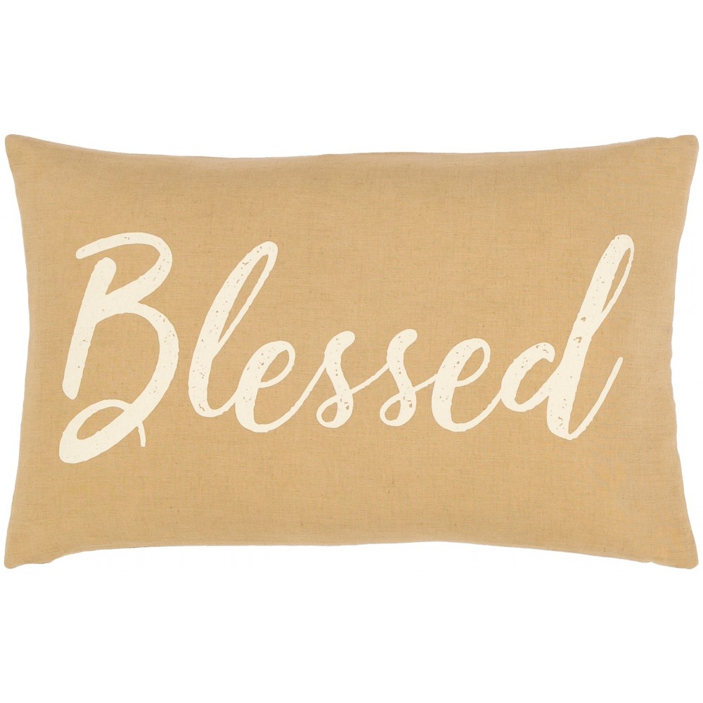 Surya Blessings BSG-001 13" x 20" Pillow Cover Surya Blessings BSG-001 13" x 20" Pillow Cover