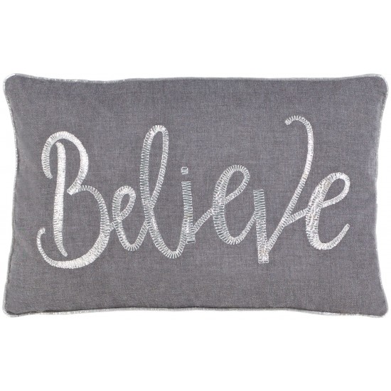 Surya Believe BVE-001 14" x 22" Pillow Cover