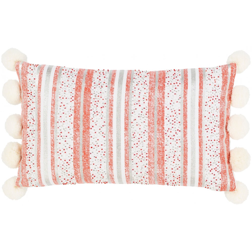 Surya Peppermint PMN-001 12" x 20" Pillow Cover