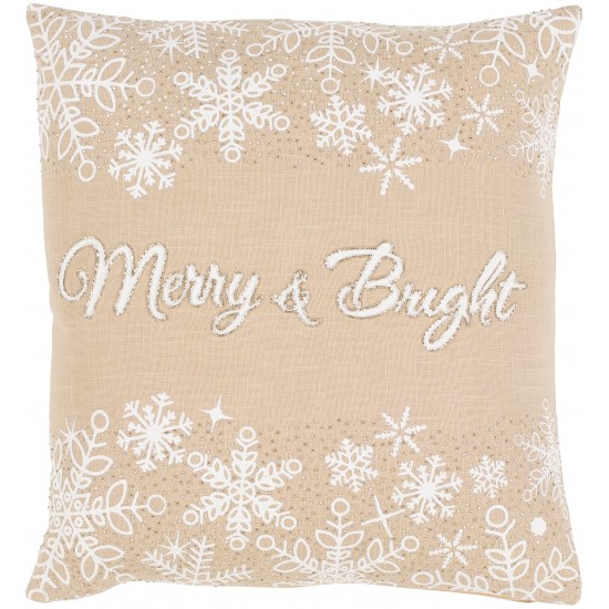 Surya Sparkle SPK-001 20" x 20" Pillow Cover