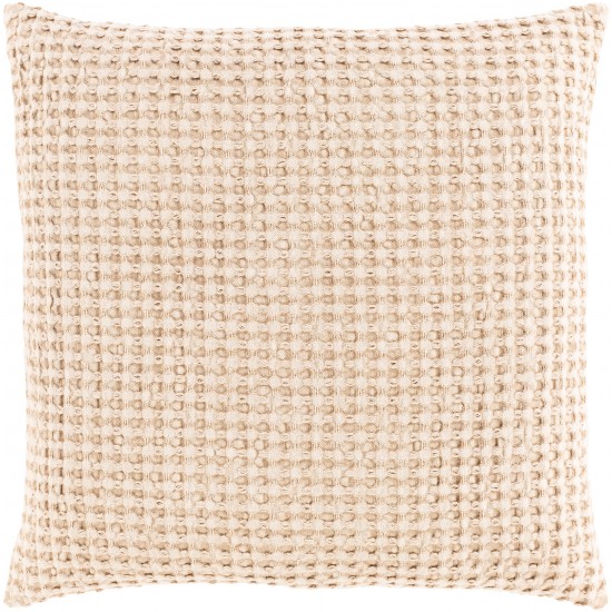 Surya Waffle WFL-006 22" x 22" Pillow Cover