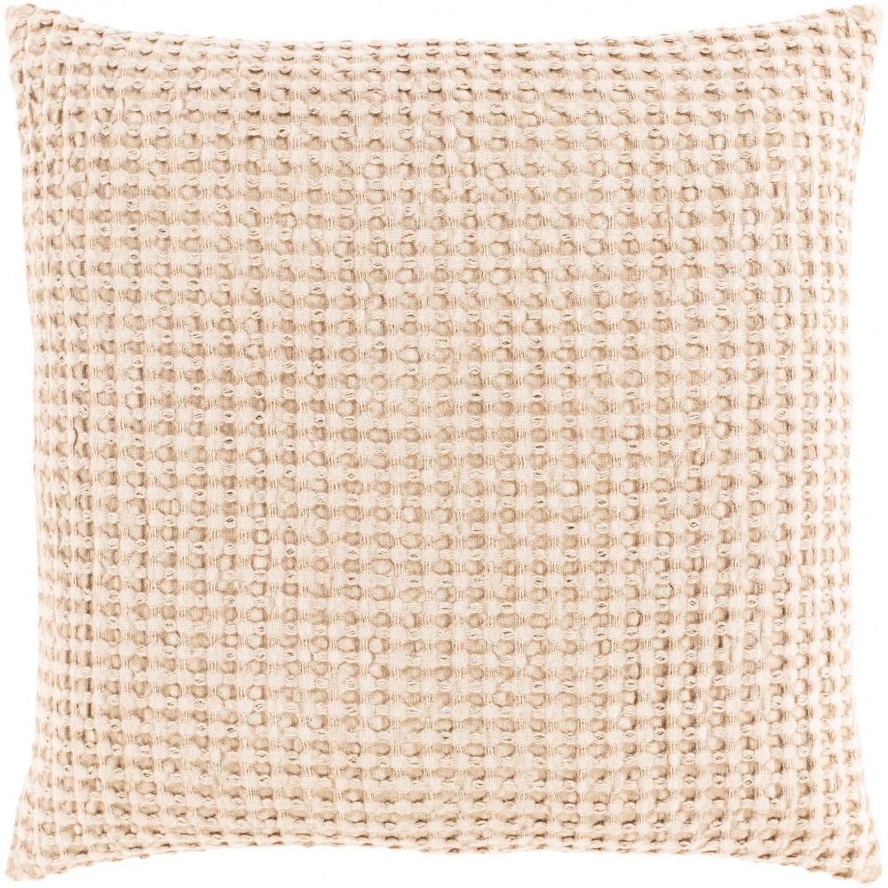 Surya Waffle WFL-006 22" x 22" Pillow Cover Surya Waffle WFL-006 22" x 22" Pillow Cover