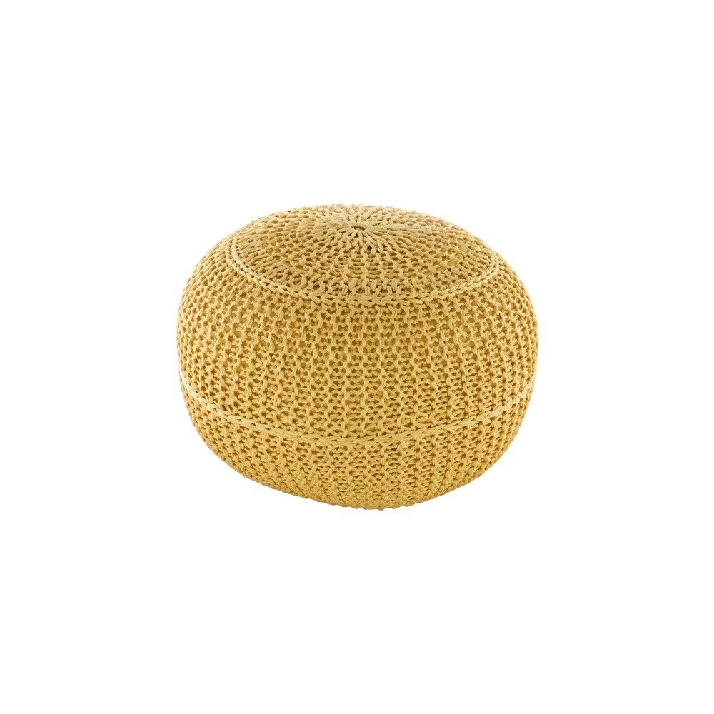 Surya Dita DTPF-001 14"H x 20"W x 20"D Pouf Surya Dita DTPF-001 14"H x 20"W x 20"D Pouf