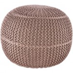 Surya Dita DTPF-003 14"H x 20"W x 20"D Pouf