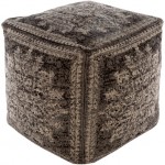 Surya Lendon LDPF-001 18"H x 18"W x 18"D Pouf