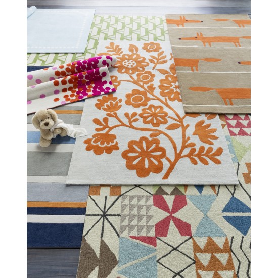 Surya Tic Tac Toe TCT-6001 5' x 7'6" Rug