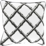 Surya Bamboo Lattice FBB-003 20" x 20" Pillow Cover