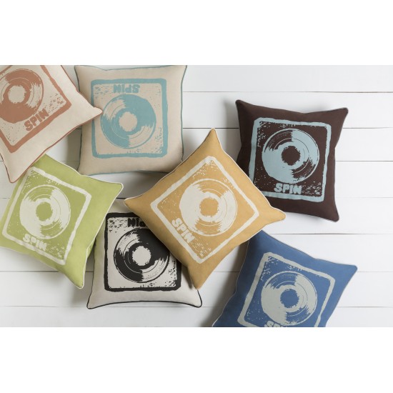 Surya Big Kid Blocks BKB-013 18" x 18" Pillow Cover