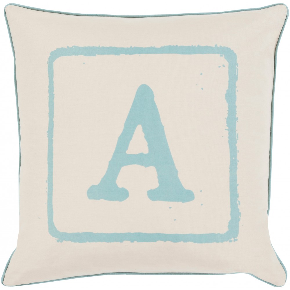 Surya Big Kid Blocks BKB-022 22" x 22" Pillow Cover Surya Big Kid Blocks BKB-022 22" x 22" Pillow Cover
