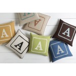 Surya Big Kid Blocks BKB-022 22" x 22" Pillow Cover