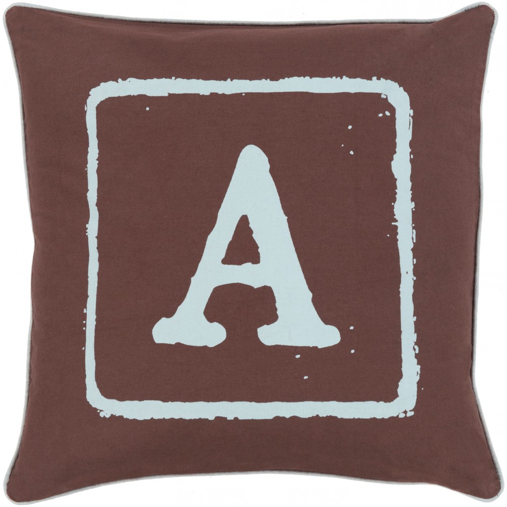 Surya Big Kid Blocks BKB-027 20" x 20" Pillow Cover Surya Big Kid Blocks BKB-027 20" x 20" Pillow Cover