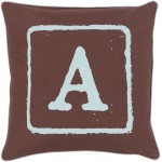 Surya Big Kid Blocks BKB-027 22" x 22" Pillow Cover