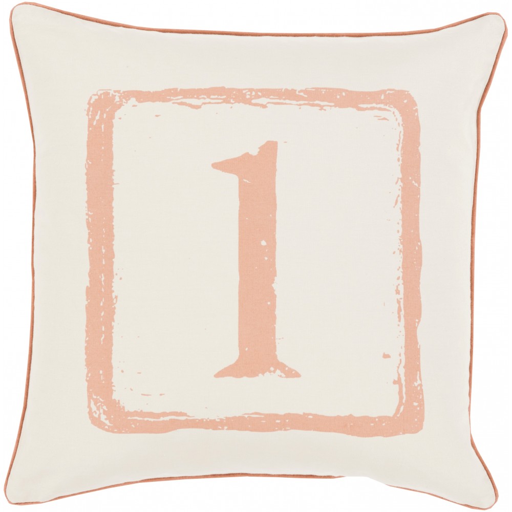 Surya Big Kid Blocks BKB-037 20" x 20" Pillow Cover Surya Big Kid Blocks BKB-037 20" x 20" Pillow Cover
