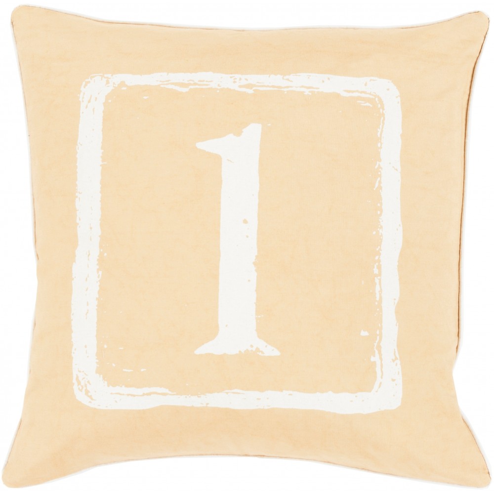 Surya Big Kid Blocks BKB-039 22" x 22" Pillow Cover Surya Big Kid Blocks BKB-039 22" x 22" Pillow Cover