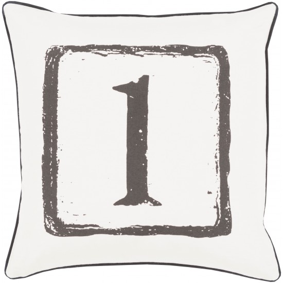 Surya Big Kid Blocks BKB-040 18" x 18" Pillow Cover