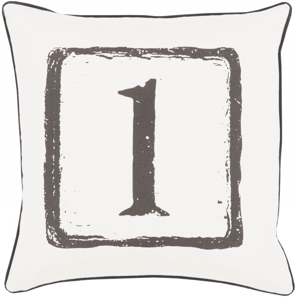 Surya Big Kid Blocks BKB-040 20" x 20" Pillow Cover Surya Big Kid Blocks BKB-040 20" x 20" Pillow Cover