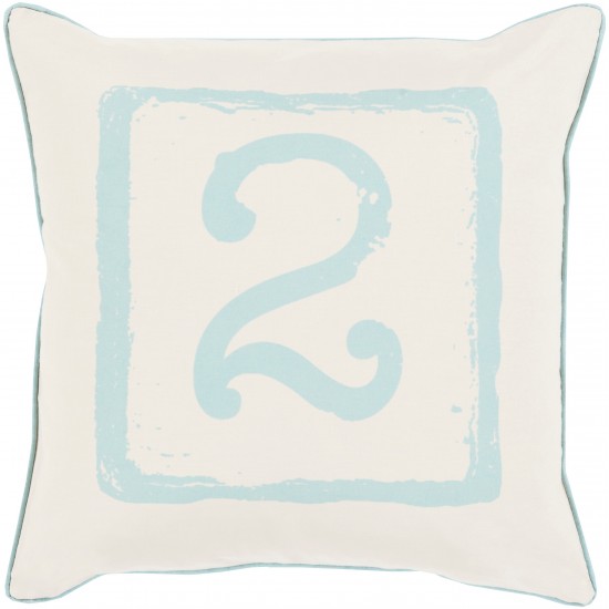 Surya Big Kid Blocks BKB-043 20" x 20" Pillow Cover