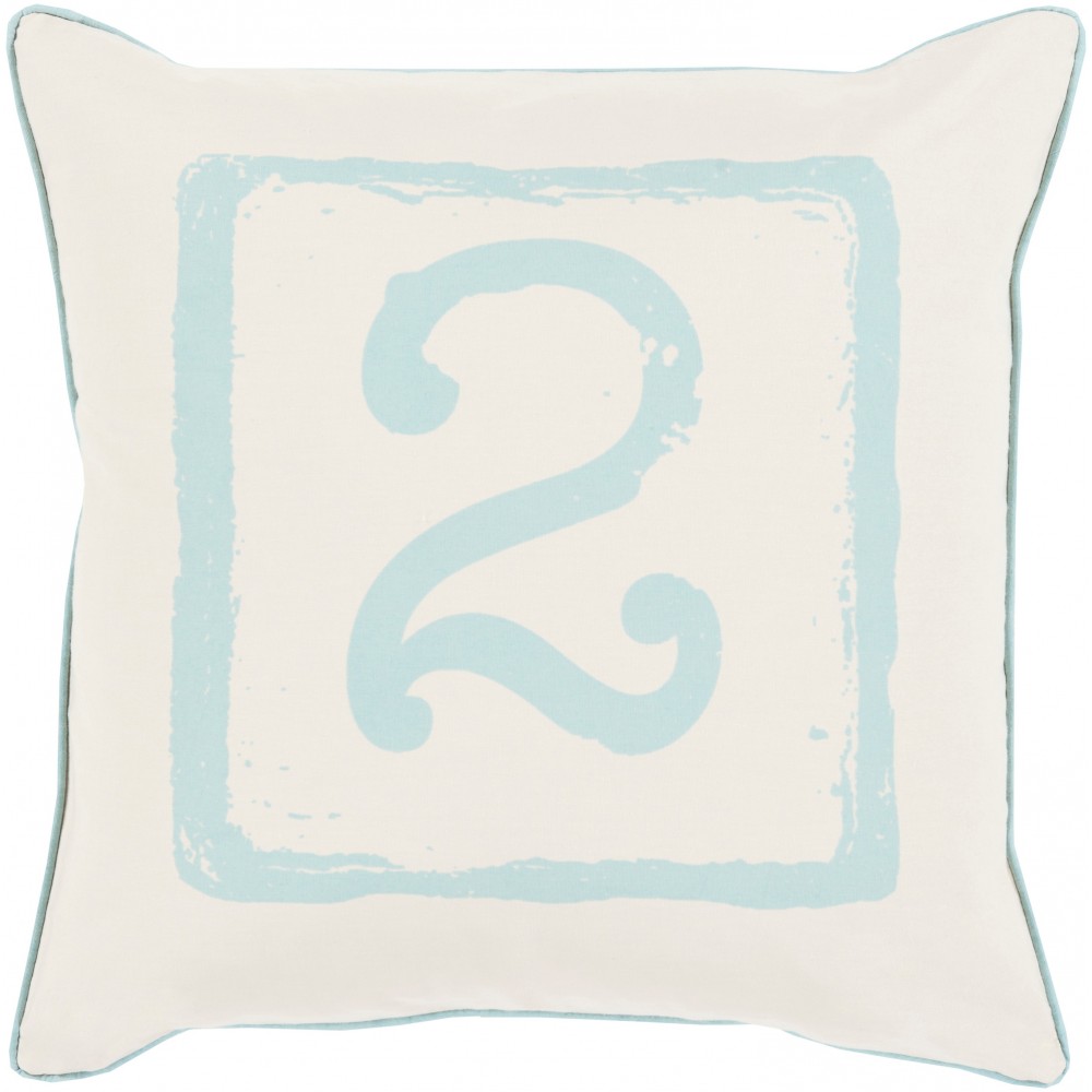 Surya Big Kid Blocks BKB-043 20" x 20" Pillow Cover Surya Big Kid Blocks BKB-043 20" x 20" Pillow Cover