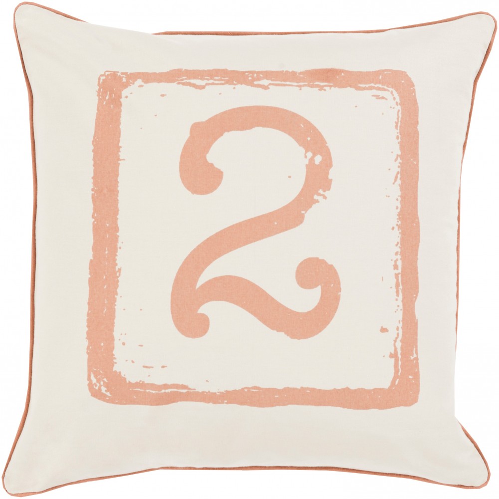 Surya Big Kid Blocks BKB-044 18" x 18" Pillow Cover Surya Big Kid Blocks BKB-044 18" x 18" Pillow Cover