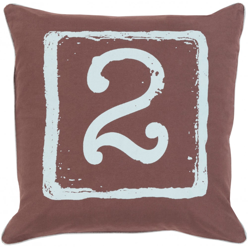 Surya Big Kid Blocks BKB-048 20" x 20" Pillow Cover Surya Big Kid Blocks BKB-048 20" x 20" Pillow Cover