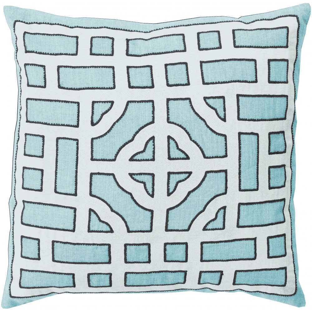 Surya Chinese Gate LD-047 18" x 18" Pillow Cover