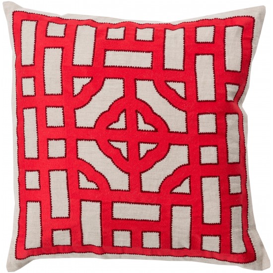 Surya Chinese Gate LD-049 22" x 22" Pillow Cover