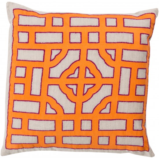 Surya Chinese Gate LD-051 22" x 22" Pillow Cover