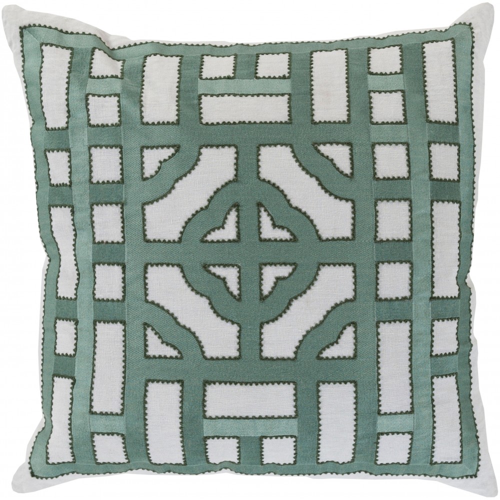 Surya Chinese Gate LD-052 18" x 18" Pillow Cover Surya Chinese Gate LD-052 18" x 18" Pillow Cover