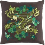 Surya Chinese River CI-002 22" x 22" Pillow Cover