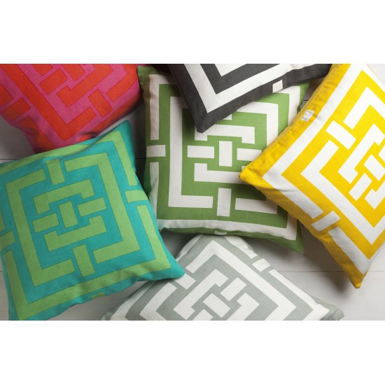 Surya Circles & Squares FB-006 20" x 20" Pillow Cover