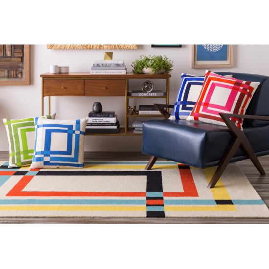 Surya Color Form CM-004 22" x 22" Pillow Cover