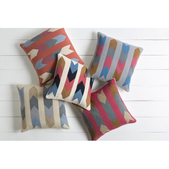 Surya Cotton Kilim CK-010 22" x 22" Pillow Cover