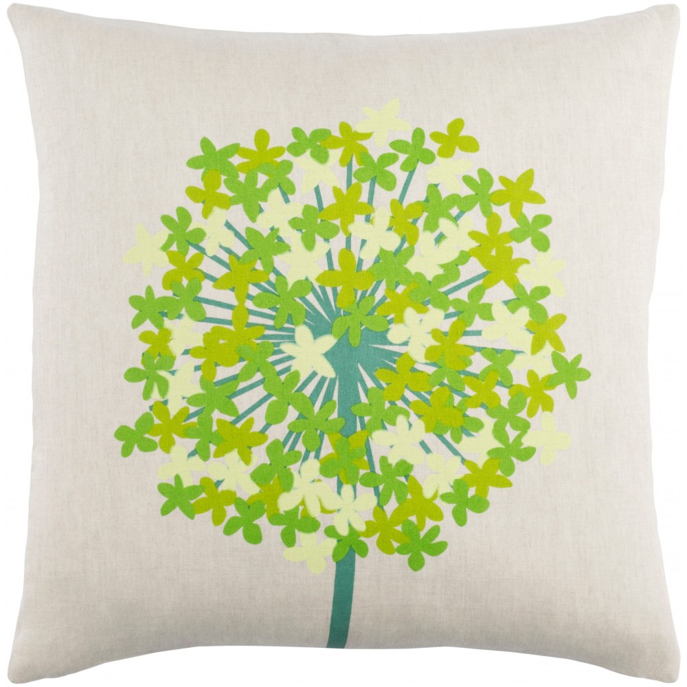 Surya Agapanthus AP-003 20" x 20" Pillow Cover Surya Agapanthus AP-003 20" x 20" Pillow Cover