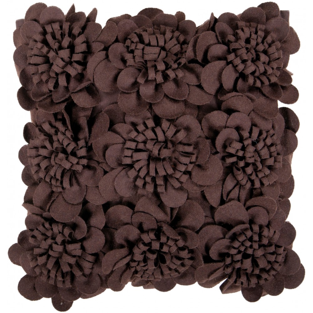 Surya Felt Garden FA-071 22" x 22" Pillow Cover Surya Felt Garden FA-071 22" x 22" Pillow Cover