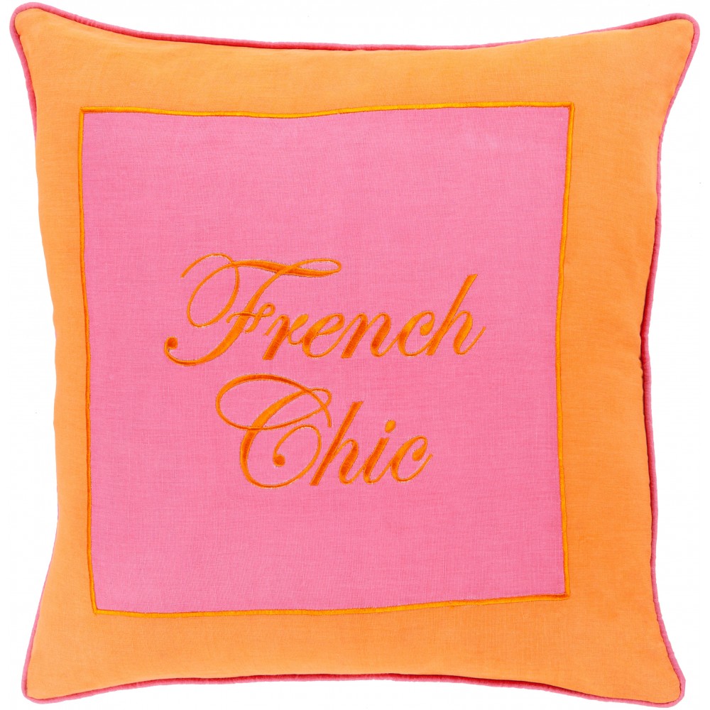 Surya French Chic FRC-001 18" x 18" Pillow Cover Surya French Chic FRC-001 18" x 18" Pillow Cover