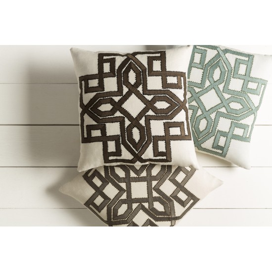 Surya Gatsby GLD-001 22" x 22" Pillow Cover