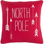 Surya Holiday HOLI-7267 18" x 18" Pillow Cover
